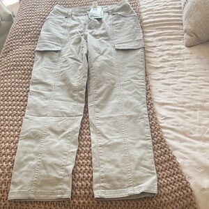 H&M Women's Cargo Pants - Light Gray